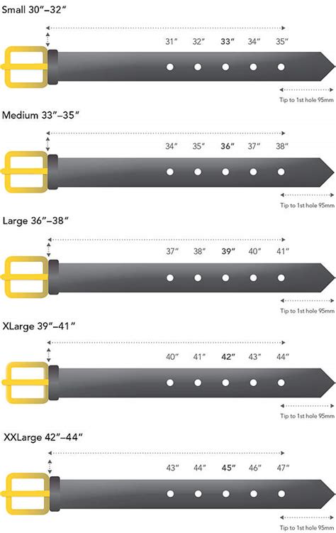 gucci belt size chart men